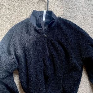 Oversized Sweatshirt Teddy Coat